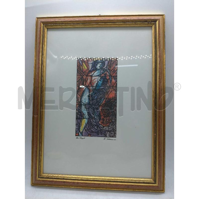 LITOGRAFIA ARTISTA CHAGALL MARC COPPIA PERSONE ASTRATTE  | Mercatino dell'Usato Moncalieri bengasi 1