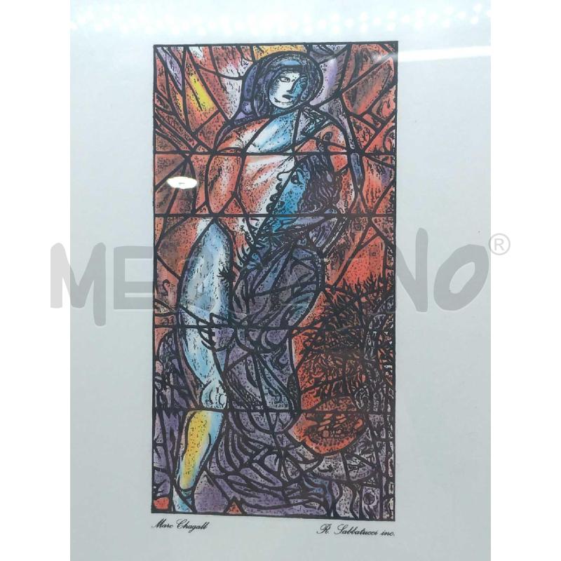 LITOGRAFIA ARTISTA CHAGALL MARC COPPIA PERSONE ASTRATTE  | Mercatino dell'Usato Moncalieri bengasi 2
