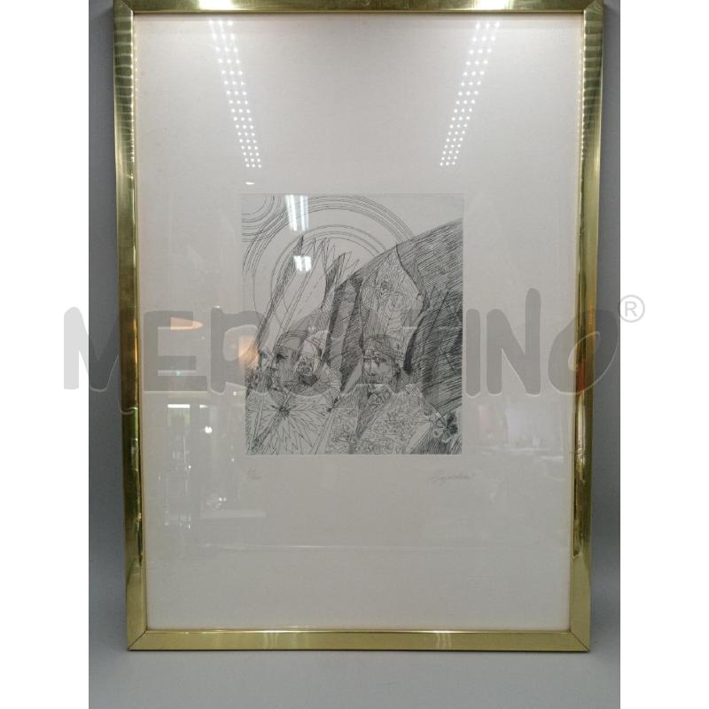 LITOGRAFIA NUMERATA ARTISTA BORGONZONI ALDO 89/100  | Mercatino dell'Usato Moncalieri bengasi 1