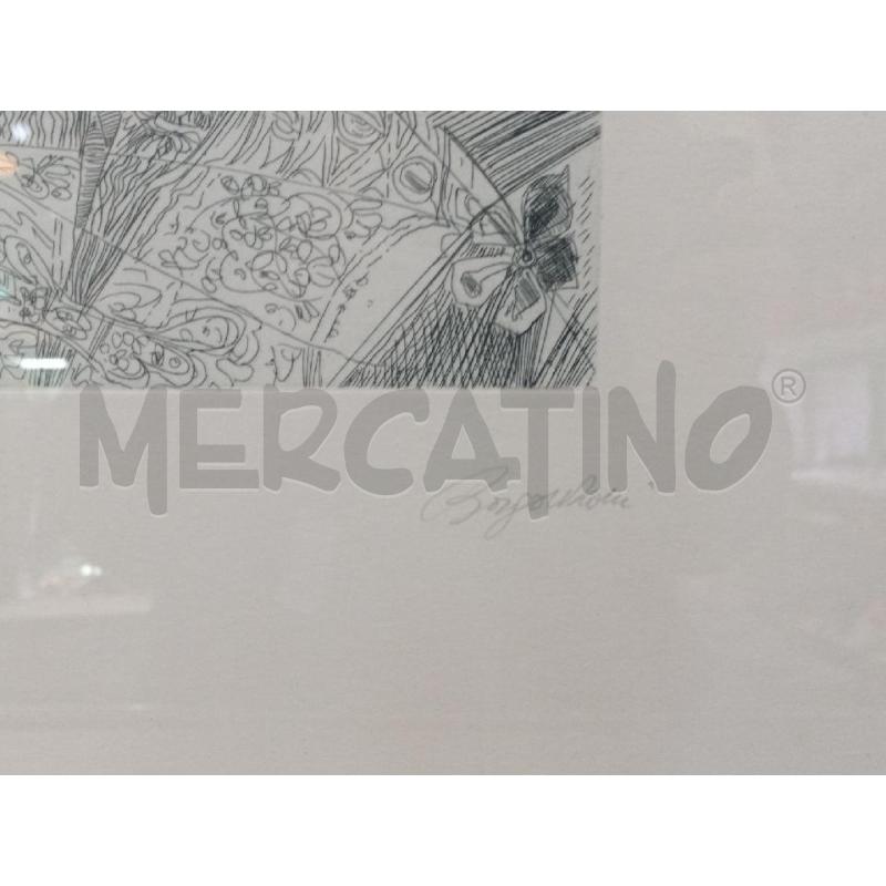 LITOGRAFIA NUMERATA ARTISTA BORGONZONI ALDO 89/100  | Mercatino dell'Usato Moncalieri bengasi 3