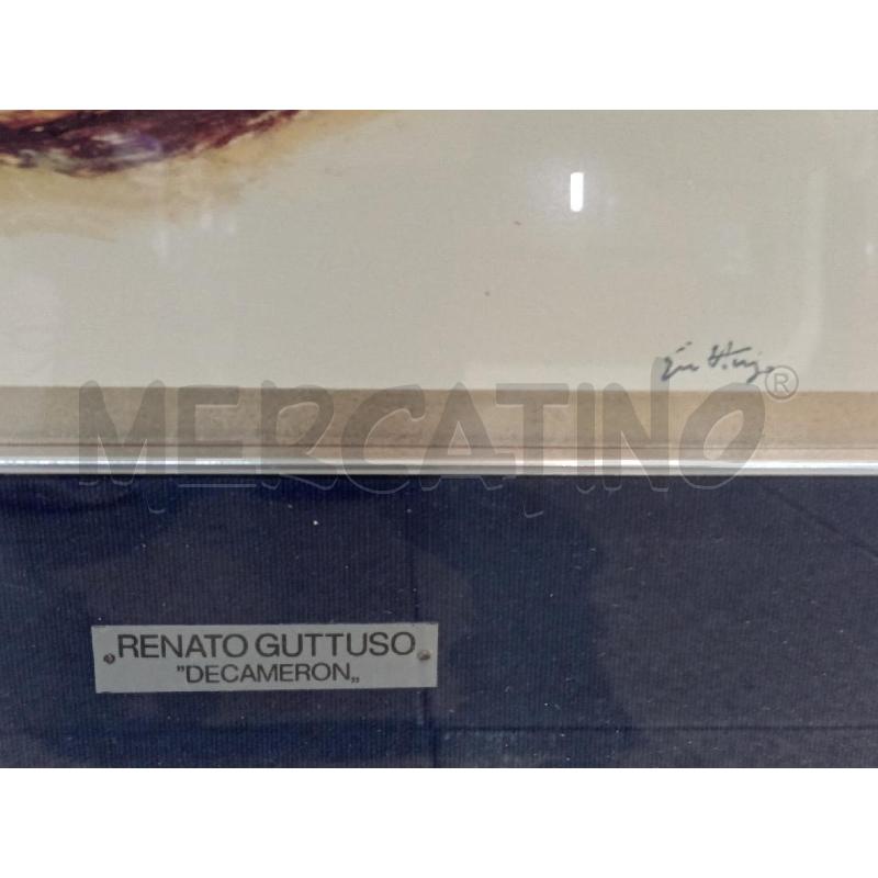 LITO-SERIGRAFIA S/LAMINA METALLO 46.5X33.5 CM  | Mercatino dell'Usato Moncalieri bengasi 3