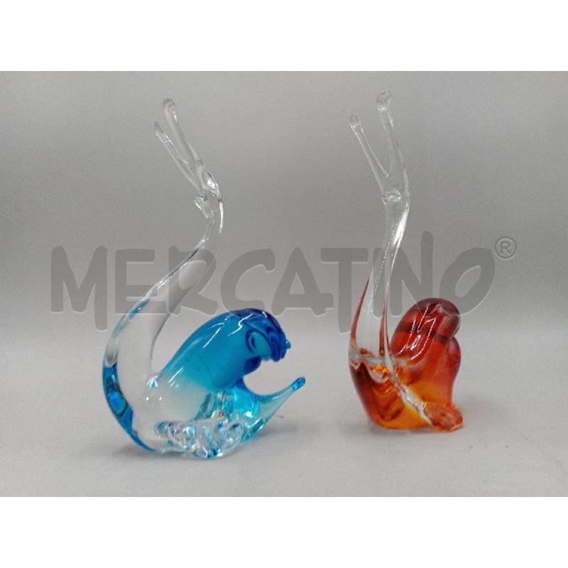 LUMACHE VETRO MURANO PZ. 2 | Mercatino dell'Usato Moncalieri bengasi 1