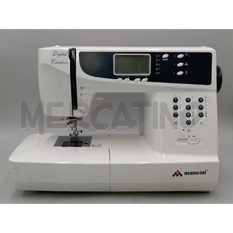 MACCHINA CUCIRE ELETTRICA DIGITALE MANCINI 9000B ACC GALLERIA  | Mercatino dell'Usato Moncalieri bengasi 1