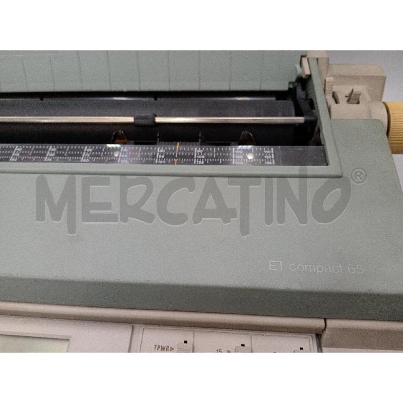 MACCHINA DA SCRIVERE OLIVETTI COMPACT 65 | Mercatino dell'Usato Moncalieri bengasi 2