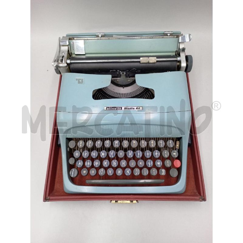 MACCHINA DA SCRIVERE OLIVETTI STUDIO 44 CON CUSTODIA | Mercatino dell'Usato Moncalieri bengasi 1