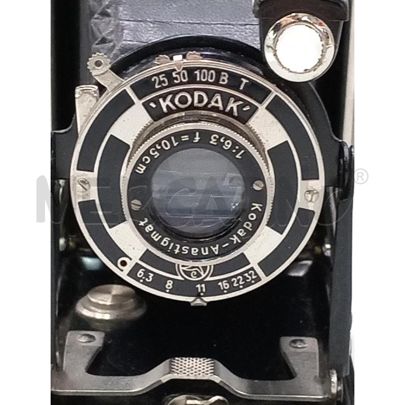 MACCHINA FOTOGRAFICA KODAK VINTAGE SOFFIETTO MOD. JUNIOR 620 C/CUSTODIA DA COLLEZIONE  | Mercatino dell'Usato Moncalieri bengasi 3