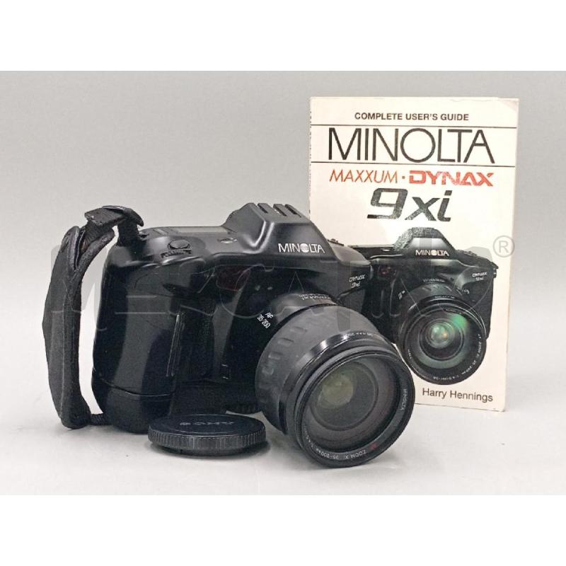 MACCHINA FOTOGRAFICA MINOLTA DYNAX 9XI C/ISTRUZIUONI E TAPPI  | Mercatino dell'Usato Moncalieri bengasi 1