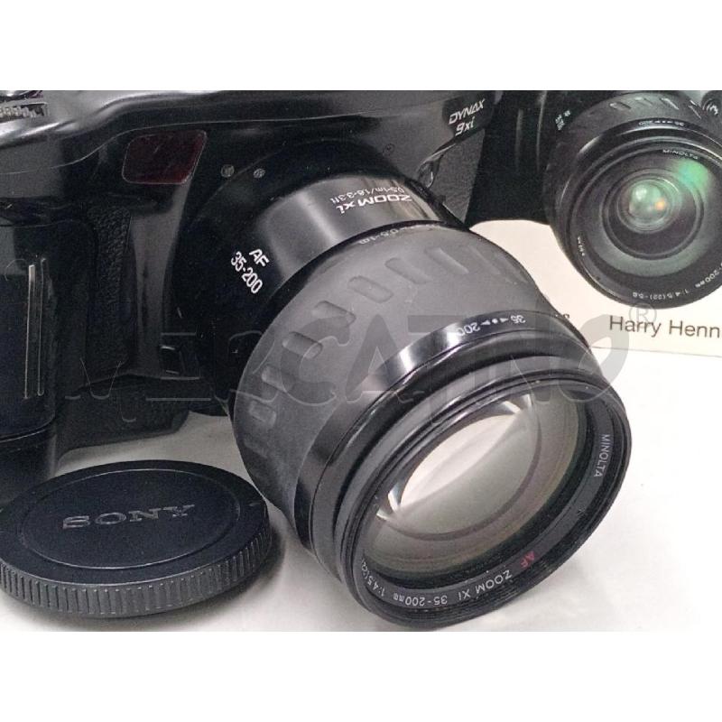 MACCHINA FOTOGRAFICA MINOLTA DYNAX 9XI C/ISTRUZIUONI E TAPPI  | Mercatino dell'Usato Moncalieri bengasi 2