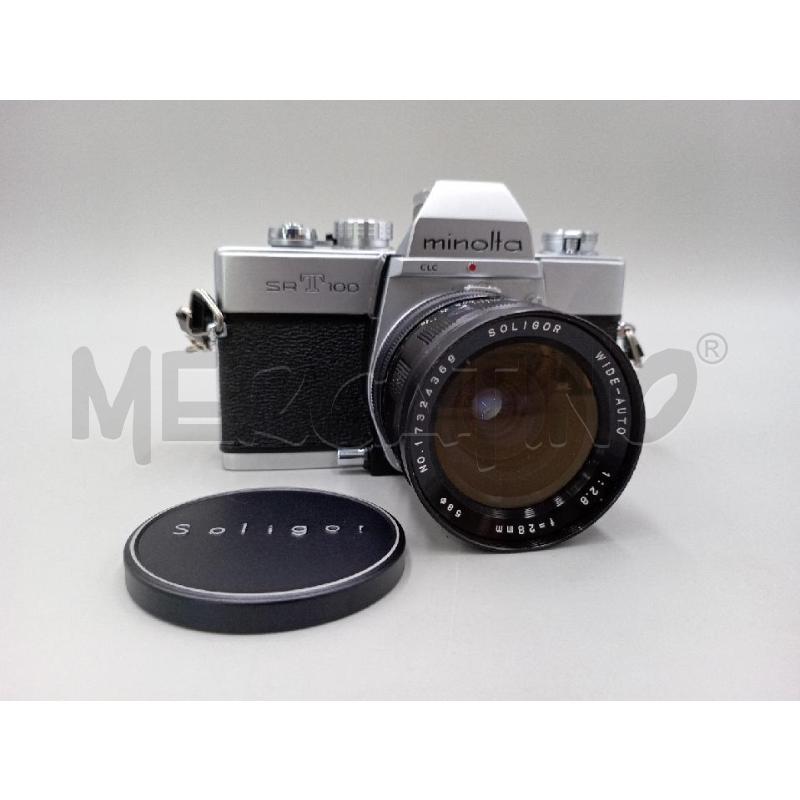 MACCHINA FOTOGRAFICA MINOLTA SRT100 C/OTTICA  | Mercatino dell'Usato Moncalieri bengasi 1