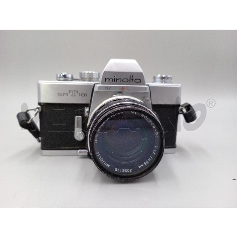 MACCHINA FOTOGRAFICA MINOLTA SRT 101 C/CUSTODIA ACC F | Mercatino dell'Usato Moncalieri bengasi 1
