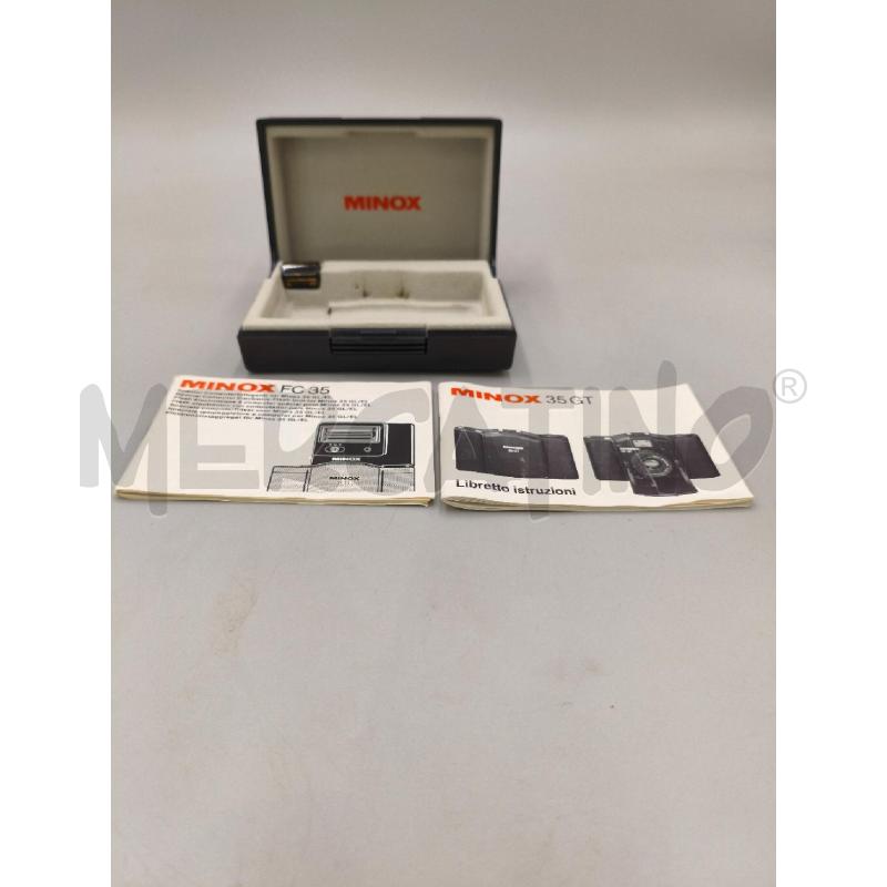 MACCHINA FOTOGRAFICA MINOX 35 GT C/CUSTODIA | Mercatino dell'Usato Moncalieri bengasi 5