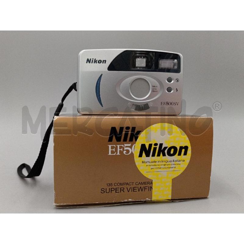 MACCHINA FOTOGRAFICA NIKON EF 500 SV C/CUSTODIA ACC E  | Mercatino dell'Usato Moncalieri bengasi 1