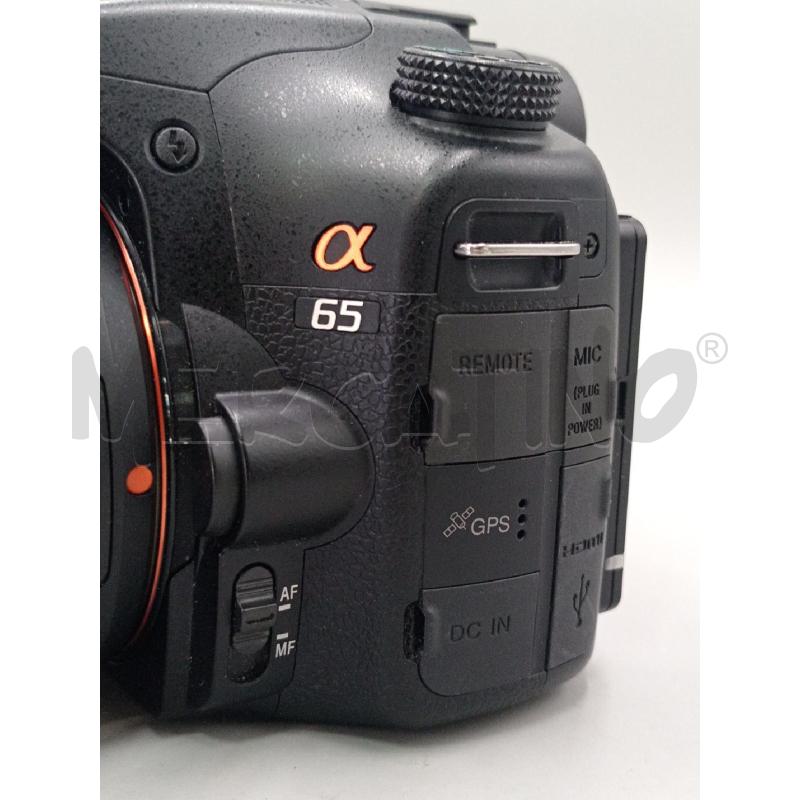 MACCHINA FOTOGRAFICA SONY ALPHA 65 C/ACC SACCHETTO GRIGIO GALL  | Mercatino dell'Usato Moncalieri bengasi 4
