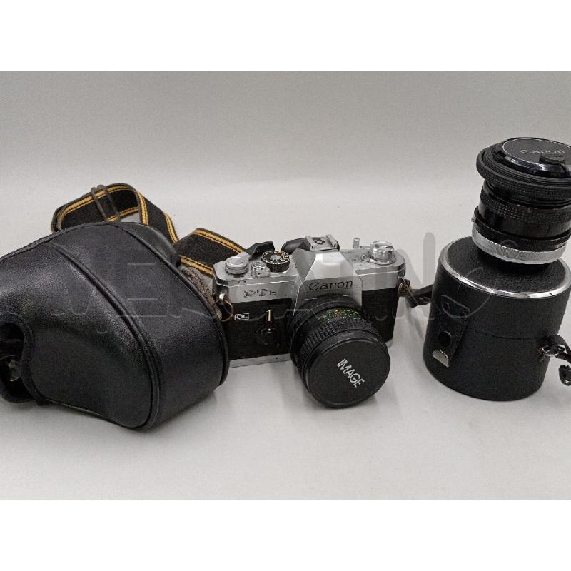 MACCHINA FOTO REFLEX CANON FTB QL C/2 OTTICHE | Mercatino dell'Usato Moncalieri bengasi 1