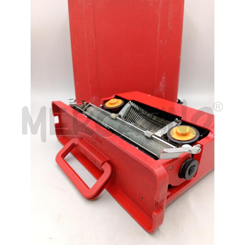 MACCHINA SCRIVERE D'EPOCA OLIVETTI VALENTINE ROSSE BY ETTORE SOTTSASS | Mercatino dell'Usato Moncalieri bengasi 4
