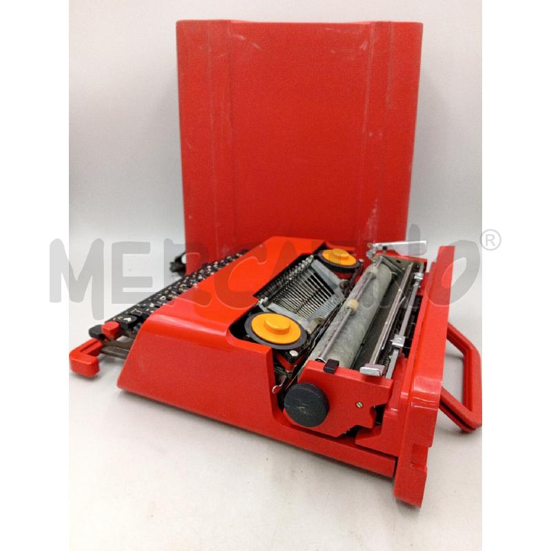 MACCHINA SCRIVERE D'EPOCA OLIVETTI VALENTINE ROSSE BY ETTORE SOTTSASS | Mercatino dell'Usato Moncalieri bengasi 5