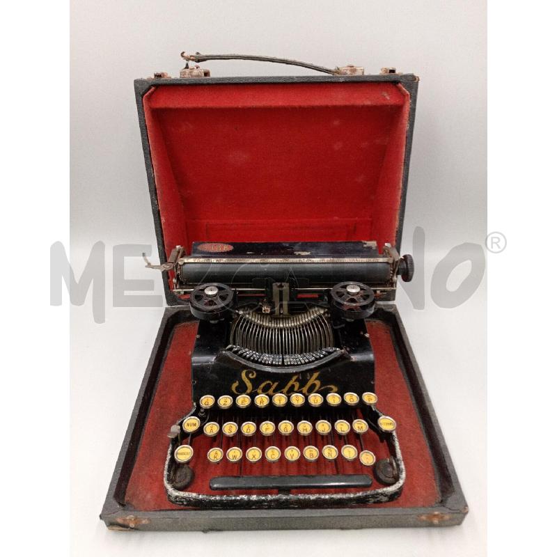 MACCHINA SCRIVERE D'EPOCA SABB CON CUSTODIA | Mercatino dell'Usato Moncalieri bengasi 1