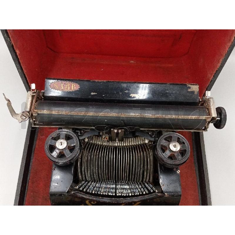 MACCHINA SCRIVERE D'EPOCA SABB CON CUSTODIA | Mercatino dell'Usato Moncalieri bengasi 3