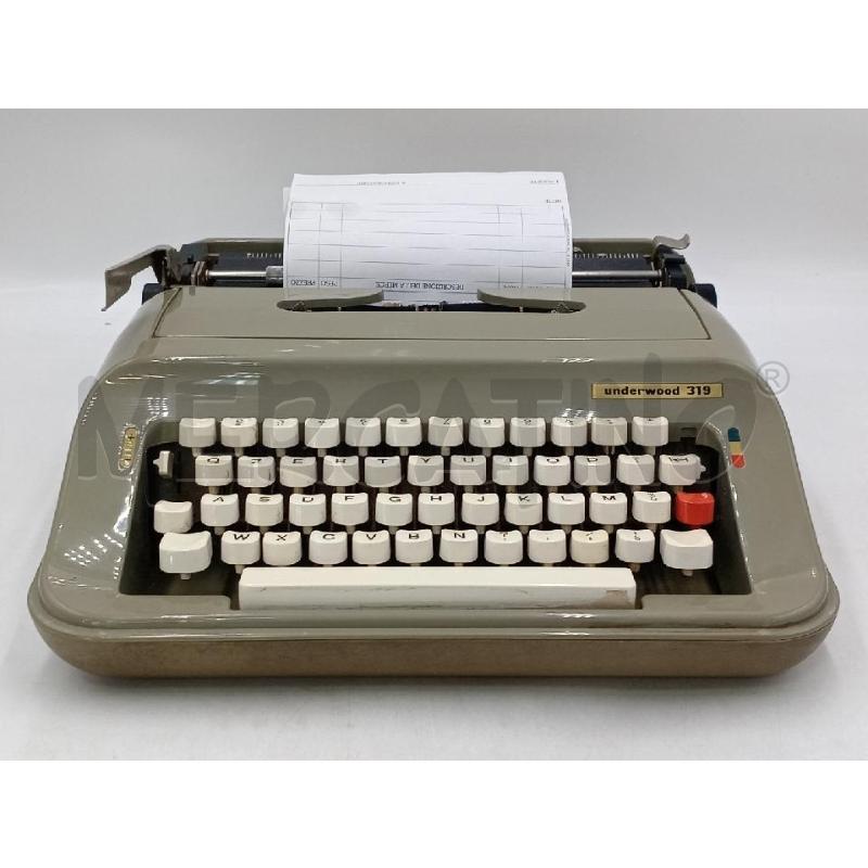 MACCHINA SCRIVERE D'EPOCA UNDERWOOD 319 | Mercatino dell'Usato Moncalieri bengasi 1