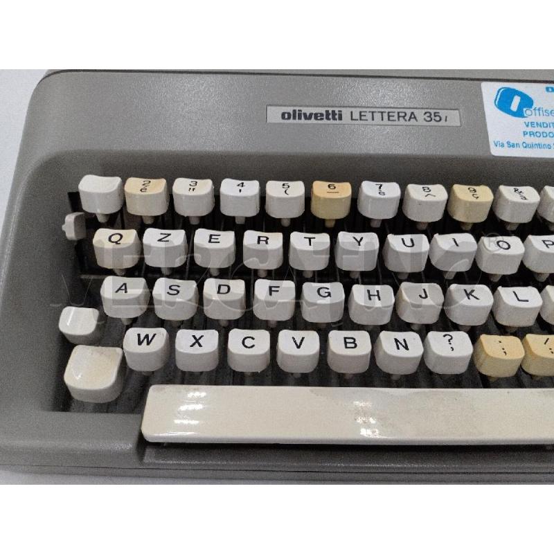 MACCHINA SCRIVERE EPOCA OLIVETTI LETTERA 35  | Mercatino dell'Usato Moncalieri bengasi 3
