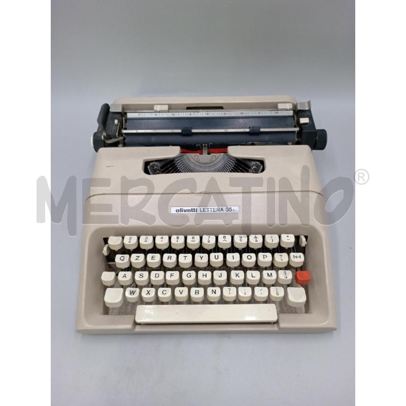 MACCHINA SCRIVERE EPOCA OLIVETTI LETTERA 35  | Mercatino dell'Usato Moncalieri bengasi 1