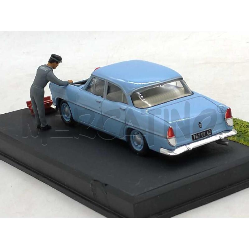 MACCHININA DIORAMA AZZURRA CON MECCANICO E TECA | Mercatino dell'Usato Moncalieri bengasi 3