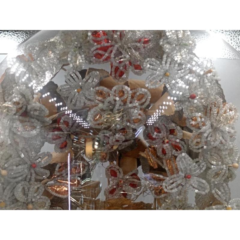 MADONNA CARTAPESTA H. 80 C/CAMPANA VETRO  | Mercatino dell'Usato Moncalieri bengasi 5