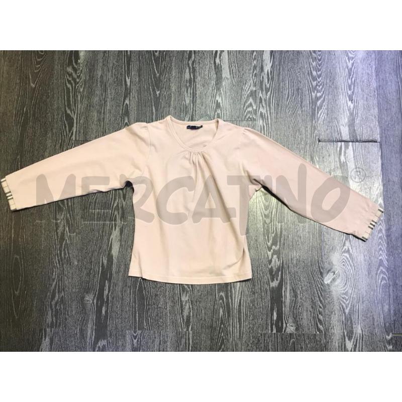 MAGLIA BAMBINA BURBERRY ROSA CON BORDINO QUADRETTI | Mercatino dell'Usato Moncalieri bengasi 1