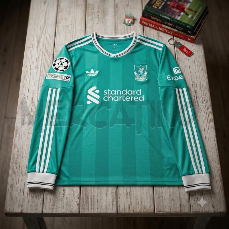 MAGLIA CALCIO LIVERPOOL WIRTZ TAGLIA S MANICE LUNGHE  | Mercatino dell'Usato Moncalieri bengasi 1
