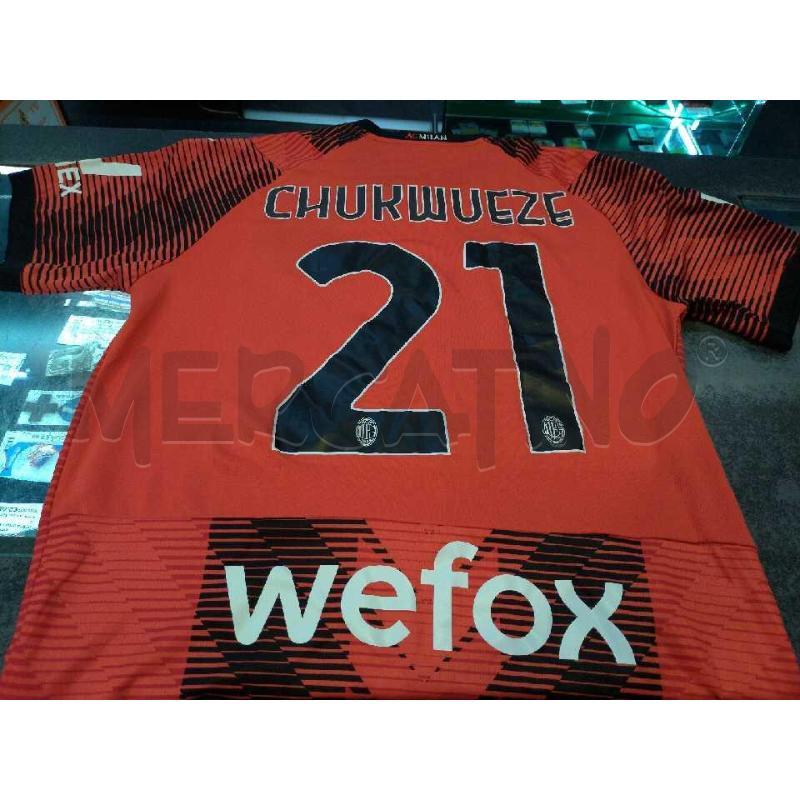 MAGLIA CALCIO MILAN PUMA CHUKWUEZE 21 TG L STAGIONE 2023/24 | Mercatino dell'Usato Moncalieri bengasi 5