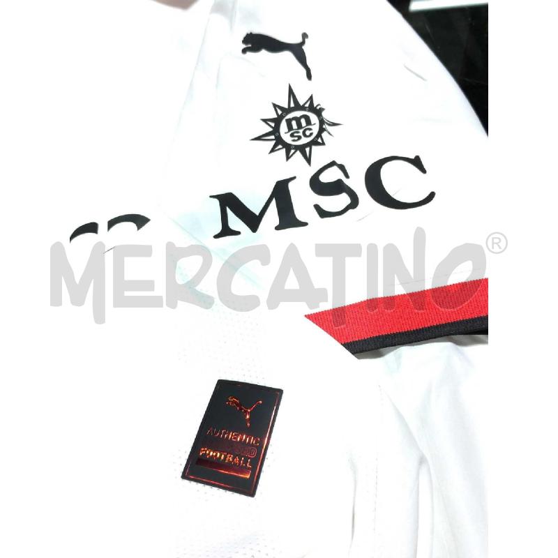 MAGLIA CALCIO MILAN WHITE 125 ANNIVERSARIO 2024 TG XL SENZA NUMERO | Mercatino dell'Usato Moncalieri bengasi 4