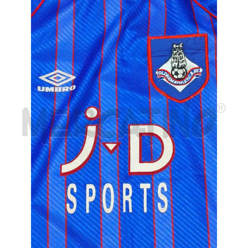 MAGLIA CALCIO OLDHAM ATLETIC FC UMBRO ANNI '90 SENZA NUMERO TG L  | Mercatino dell'Usato Moncalieri bengasi 2