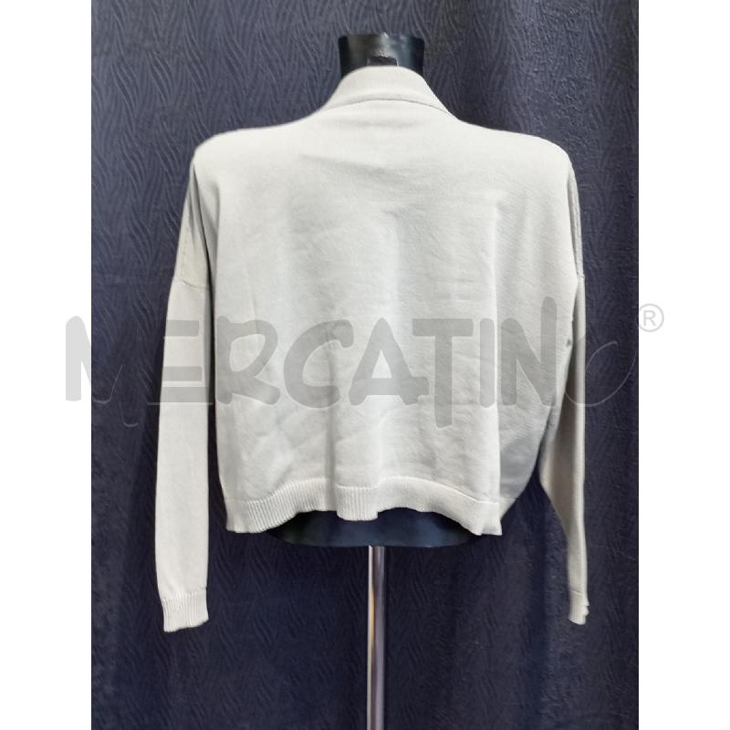 MAGLIA DONNA ALYSI GRIGIA SCOLLO V | Mercatino dell'Usato Moncalieri bengasi 2