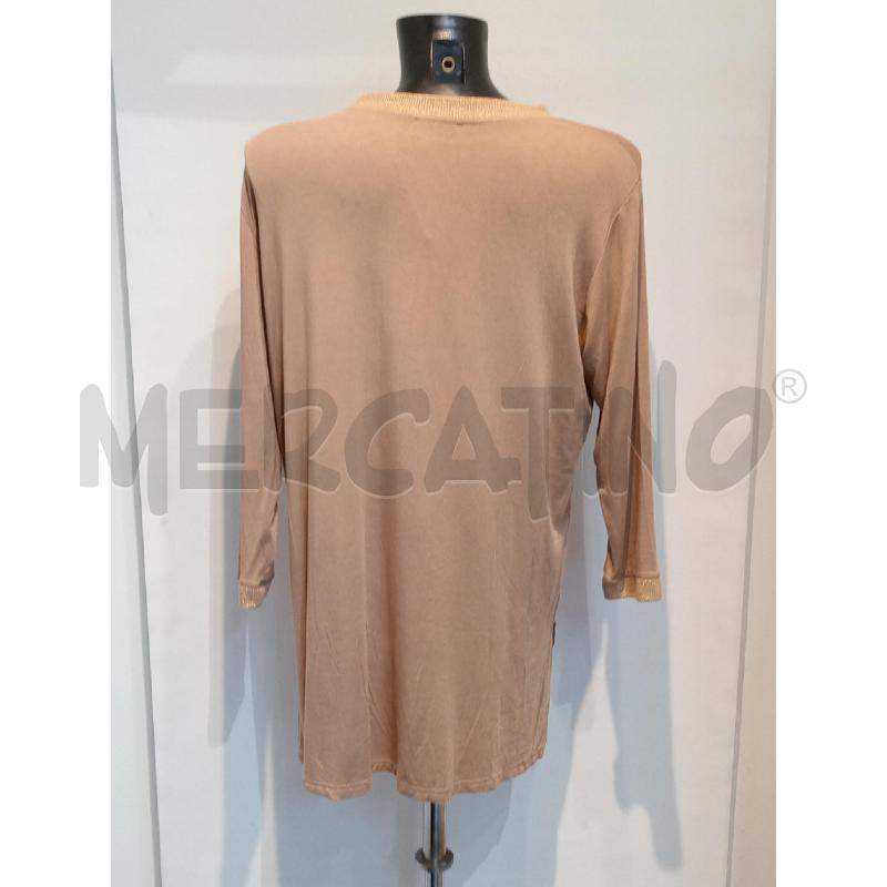 MAGLIA DONNA AMELIE MARRONE BORDO LUREX | Mercatino dell'Usato Moncalieri bengasi 2
