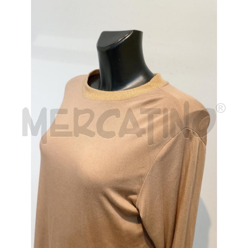 MAGLIA DONNA AMELIE MARRONE BORDO LUREX | Mercatino dell'Usato Moncalieri bengasi 3