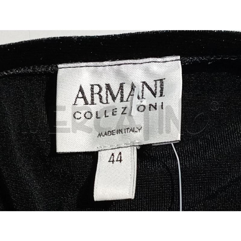 MAGLIA DONNA ARMANI NERA BRILLANTINI CON RIFINITURE VELLUTO | Mercatino dell'Usato Moncalieri bengasi 5