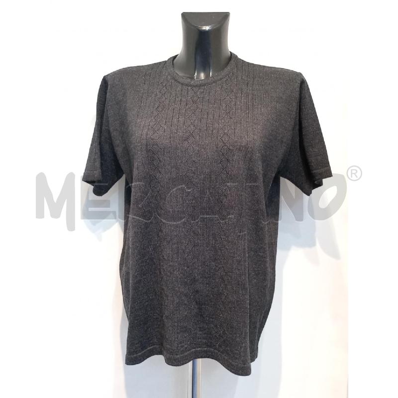 MAGLIA DONNA CARLA FERRONI GRIGIA MEZZA MANICA | Mercatino dell'Usato Moncalieri bengasi 1