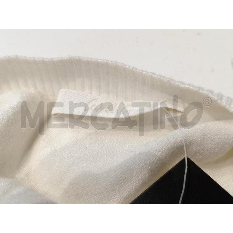 MAGLIA DONNA CARLA G BIANCO NERA STELLA | Mercatino dell'Usato Moncalieri bengasi 5