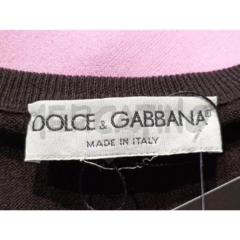 MAGLIA DONNA DOLCE & GABBANA MARRONE SCOLLO V | Mercatino dell'Usato Moncalieri bengasi 5