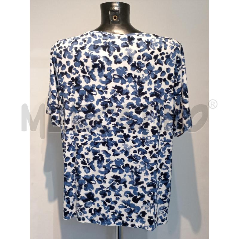  MAGLIA DONNA FAVORITES BIANCA FANTASIA BLU  | Mercatino dell'Usato Moncalieri bengasi 2