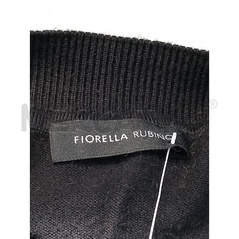 MAGLIA DONNA FIORELLA RUBINO NERA CON FRANGE STRASS | Mercatino dell'Usato Moncalieri bengasi 5