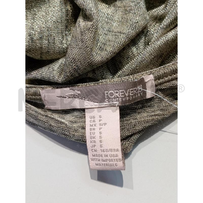 MAGLIA DONNA FOREVER 21 DORATA | Mercatino dell'Usato Moncalieri bengasi 5