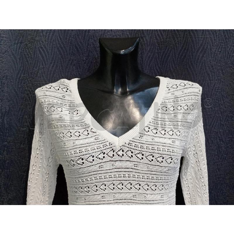 MAGLIA DONNA FRACOMINA BIANCA TRAFORATA | Mercatino dell'Usato Moncalieri bengasi 4
