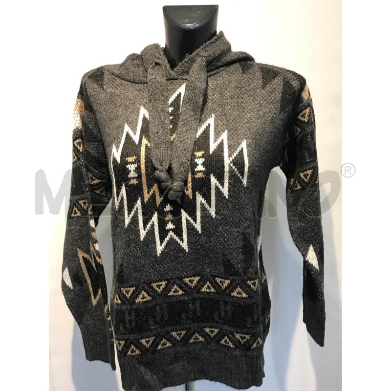 MAGLIA DONNA GAELLE GRIGIO MARRONE FANTASIA | Mercatino dell'Usato Moncalieri bengasi 1