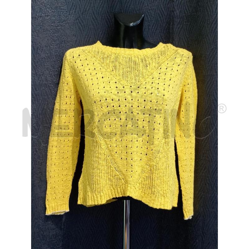 MAGLIA DONNA HARTFORD GIALLA COTONE TRAFORATA | Mercatino dell'Usato Moncalieri bengasi 1