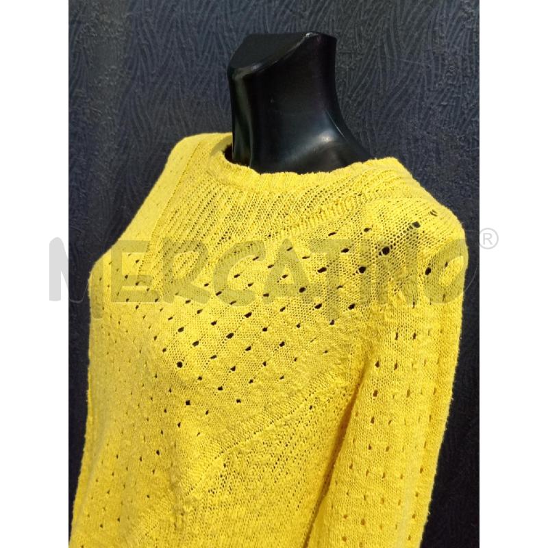 MAGLIA DONNA HARTFORD GIALLA COTONE TRAFORATA | Mercatino dell'Usato Moncalieri bengasi 3