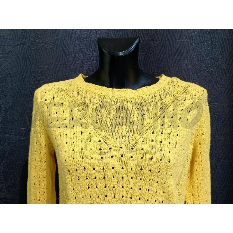 MAGLIA DONNA HARTFORD GIALLA COTONE TRAFORATA | Mercatino dell'Usato Moncalieri bengasi 4