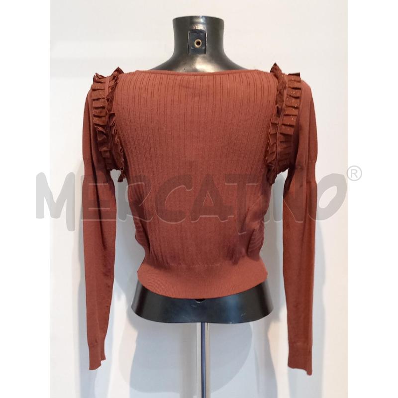 MAGLIA DONNA JUST CAVALLI MARRONE CON BALZE | Mercatino dell'Usato Moncalieri bengasi 2