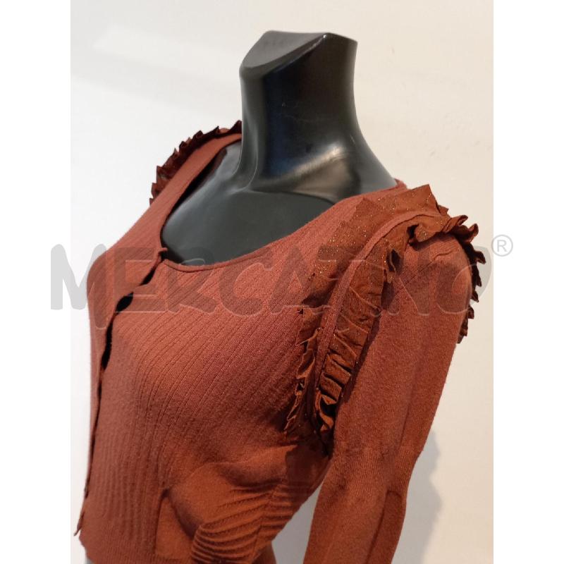 MAGLIA DONNA JUST CAVALLI MARRONE CON BALZE | Mercatino dell'Usato Moncalieri bengasi 3
