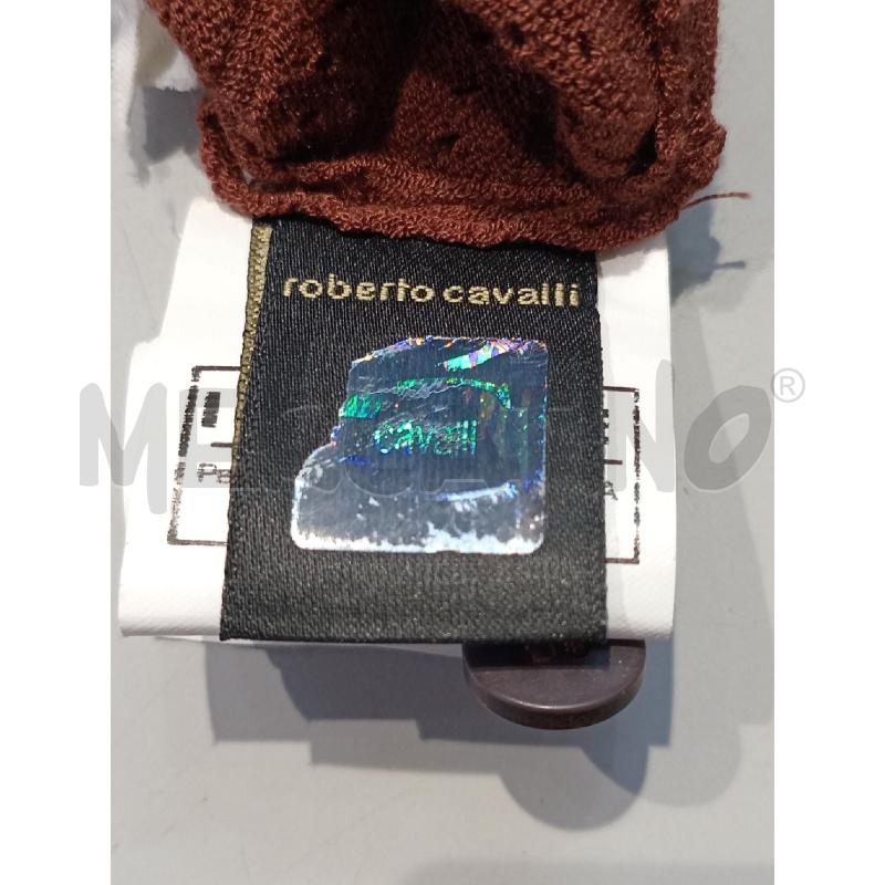 MAGLIA DONNA JUST CAVALLI MARRONE CON BALZE | Mercatino dell'Usato Moncalieri bengasi 5